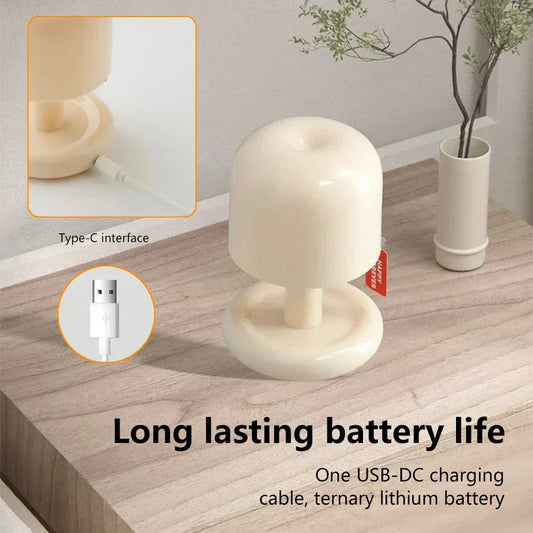 Rechargeable Mushroom Night Light